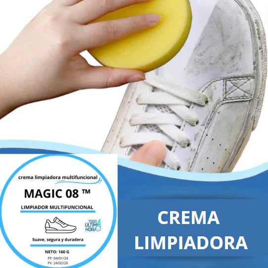 Crema Limpiadora de Zapatillas Blancas